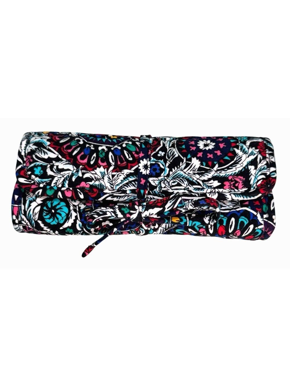 Vera Bradley Makeup Brush Travel Organizer Pouch Stained Glass Medallion EXC